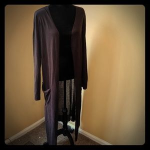 Forever 21 brown duster sweater new with tags!